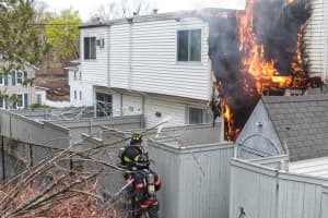 Photos: Two-Alarm Fire At Housing Complex Displaces Three Families In Danbury