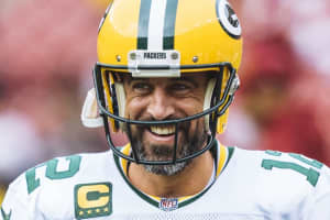 Aaron Rodgers Lands In NJ, Introduced As New Jets QB