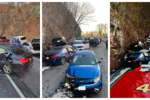 18-Vehicle Pileup: Black Ice Causes Route 9W Crash, Police Say