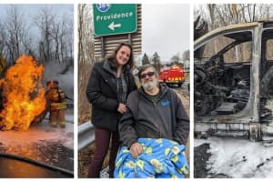 CT Teacher Saves Disabled Man From Burning Van