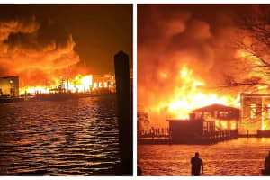 4-Alarm Fire Heavily Damages Buildings, Boats On Connecticut Coast