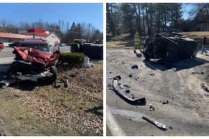 3 Teens Hospitalized After Rollover Crash In Front Of Dutchess Deli
