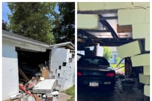 PA Passenger Slapped With Child Endangerment Charges After Teen Driver Crashes Through Garage