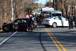 Two Hospitalized After Head-On Crash Near Mahopac Middle School Entrance