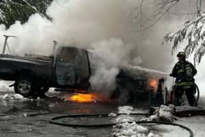 Littleton Truck Erupts Into Flames, Firefighters Fully Extinguish: Police