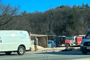Driver Ejected From Tractor Trailer In Woburn, I-93 Closed For 'Indefinite' Time