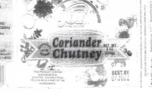Coriander Chutney Recalled Due To Underclared Allergens