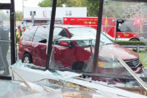 Minivan Slams Into Elmwood Park Storefront