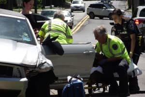 Driver Hospitalized After Mustang Ragtop, Pickup Truck Crash In Glen Rock