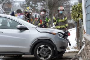 SUV Hits Hawthorne House, Driver Hospitalized