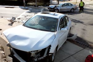 Head-On Collision In Ridgewood Sends Driver To Hospital