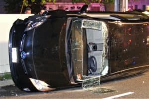 PHOTOS: Rescue Squad Cuts Out Windshield To Free Driver