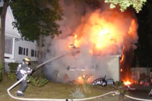 PHOTOS: Blaze Consumes Ridgewood Garage