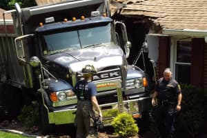 Runaway Dump Truck Crashes Into Hawthorne House