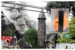 Four Firefighters Injured After Blaze Damages Historic Church