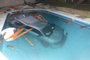 Driver Rescued By Bergen Officer In Pool Plunge Gets Summons