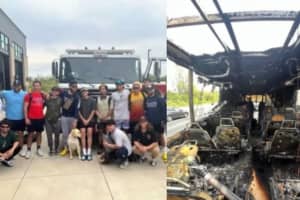 Bus Carrying Fisher College Baseball Team Bursts Into Flames In Maryland