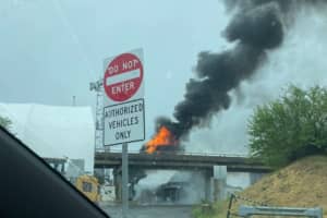 Rental Truck Fire Closes Exit 131 On Mass Pike In Cambridge