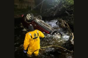 Trapped Man Rescued From Vehicle Overturned In Lawrence River