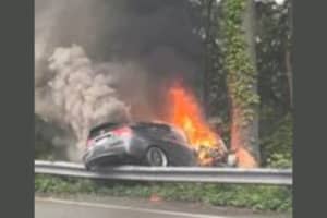Passersby Rescue Man From Burning Car In Route 128 Crash In Beverly