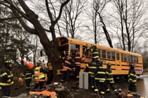 School Bus Driver Trapped, Several Students Injured In Westport Crash