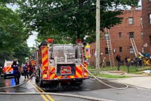 Residents Displaced By Southeast DC Apartment Fire (PHOTOS)
