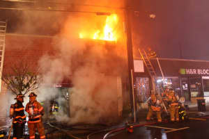 PHOTOS: Fair Lawn Firefighters Douse Predawn Restaurant Blaze