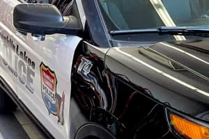 Franklin Lakes Police Car Struck On Route 208, Rockland Driver Charged With DWI