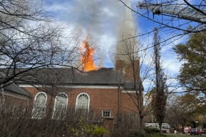 MAYDAY: Fire Collapses Mormon Church In Chevy Chase