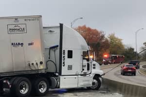 Tractor-Trailer Crash, Fuel Spill Cause Delays On I-495 South In Hopkinton