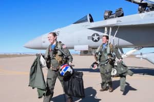 Super Bowl Flyover: Navy Pilot From Region Joins All-Woman Team For Big Game
