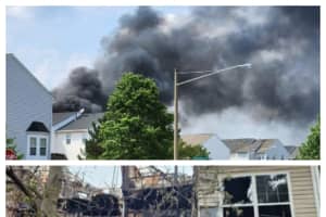 MAYDAY 2X: Firefighter Hospitalized In Manassas Townhouse Fire