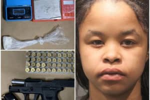 Firearm Loaded With Magazine Found In Stolen Car Driven By Wanted MD Woman In Arlington: Police