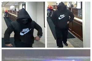 Masked Robber Hits Longmeadow Bank: Report