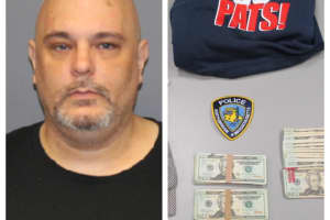 Accused Bank Robber Reps His Love Of Patriots During Northbridge Heist; Quickly Busted: Cops