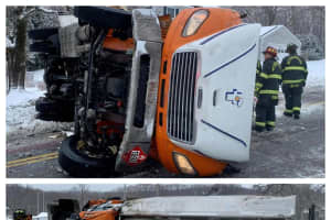 Tanker Truck Crash Spills Hazardous Materials In Westborough