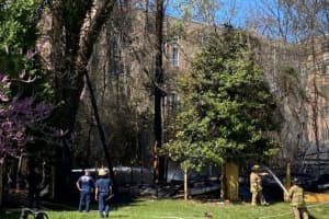 Crews Work To Corral Brush Fire Threatening Homes, Buildings In Fairfax County (UPDATED)