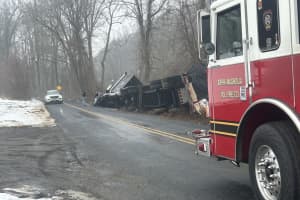 HAZMAT: Truck Crash Shuts Harford County Roadway