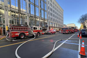First Responders Called To Ventilate Smoke Following Fire At Capital One Arena In Downtown DC