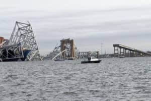 Body Of Fifth Victim Found Inside Construction Site At Key Bridge Collapse Site
