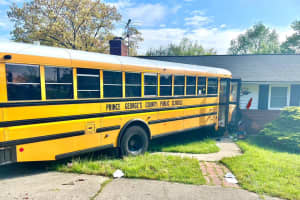 Driver Hurt After Crashing School Bus Into Prince George's County Home