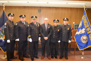 Four Veteran Officers Promoted, Four New Members Added By Harrison Police