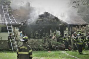 Paramus Firefighters Douse Smoky House Blaze