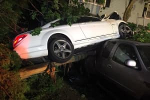Car Traveling At High Speed Crashes Into House In Norwalk