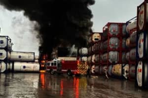 Fork Lift Fire Spreads To Chemical Tanks In Linden