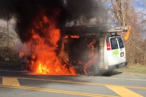 Morris County Lieutenant Pulls Over Burning Van To Save Unsuspecting Driver, Passenger