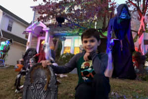 PHOTOS: Boy Transforms Westwood Yard Into Haunted Halloween Heaven