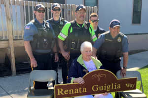 51 Years Of Service: Police Dedicate Street To Park Ridge Crossing Guard