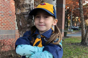 Paramus' First Female Cub Scout Leads By Example