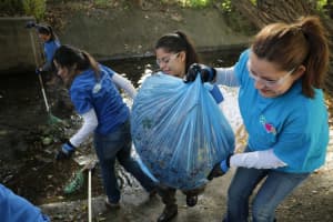 Bergen Volunteers Get Dirty To Clean Up Ridgefield Creek